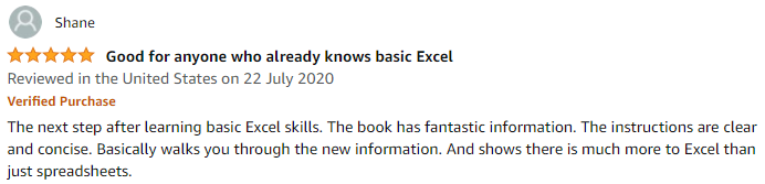 Amazon review of the Excel Formulas and Functions book series written by Harjit Suman