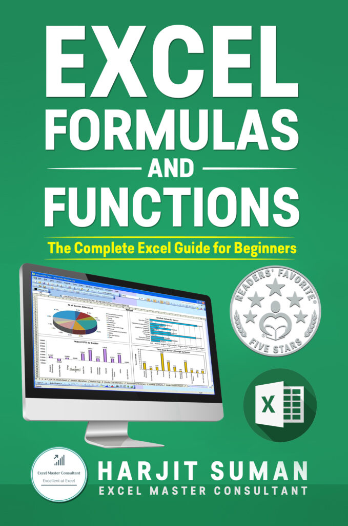 Excel formulas and functions book by Harjit Suman