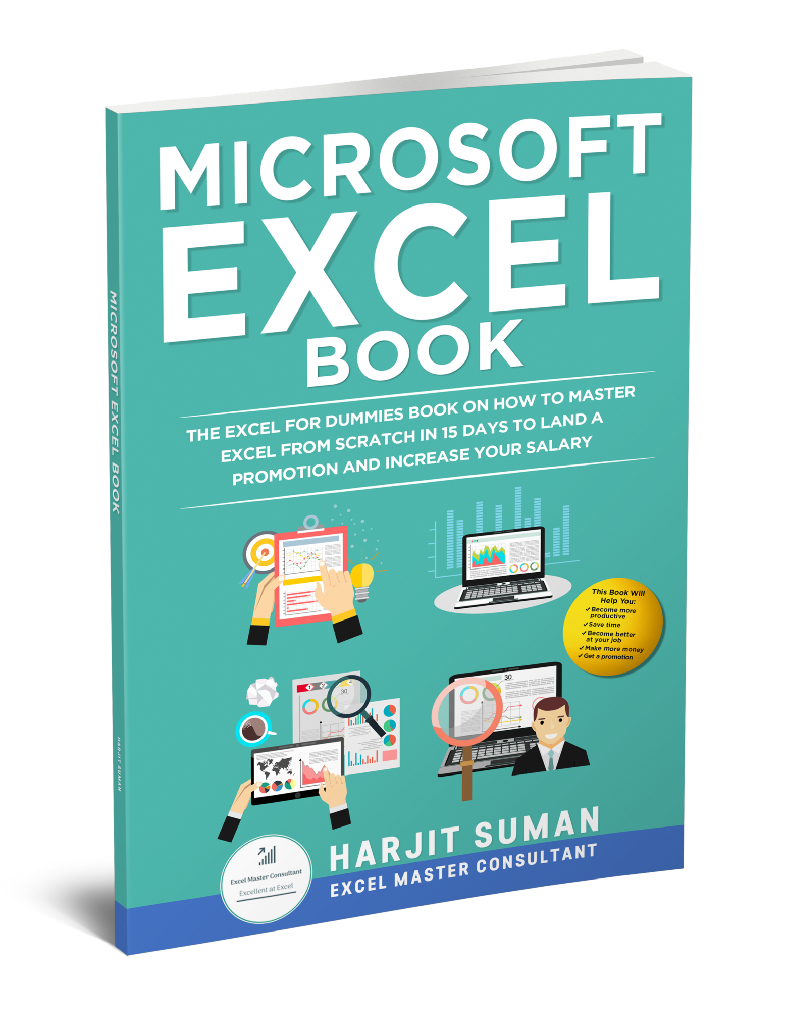 Microsoft Excel Book: The Excel for Dummies Book on How to Master Excel ...