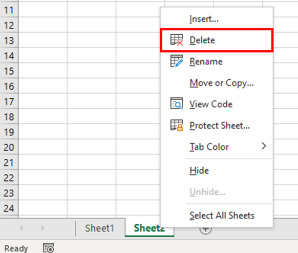 How To Delete A Sheet In Excel 3 Simple Ways Excel Master Consultant 6030