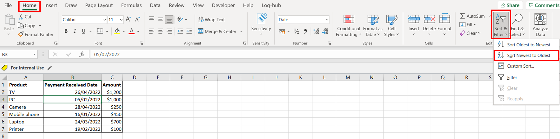 How to Sort by Date in Excel: 3 Ways you Must Know - Excel Master ...