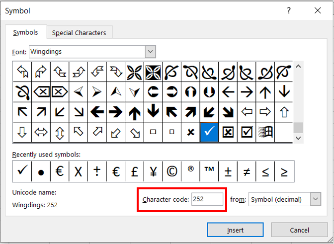 Tick Symbol in Excel: 12 Awesome Ways to Insert Tick and Cross Symbols -  Excel Master Consultant