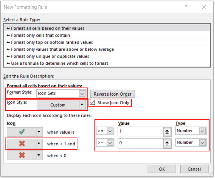 How do I – Get Ticks and Crosses in an Excel Table? – SiPhi