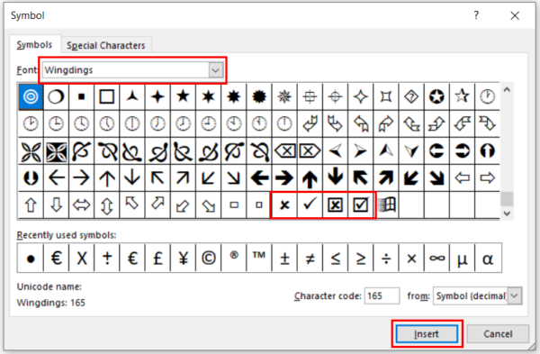 tick-symbol-in-excel-12-awesome-ways-to-insert-tick-and-cross-symbols